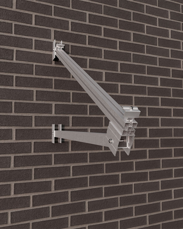 Sunfer 15H1-30/35-C Fassaden-Aufständerung offen 30–35° für 1 Modul horizontal (roh)