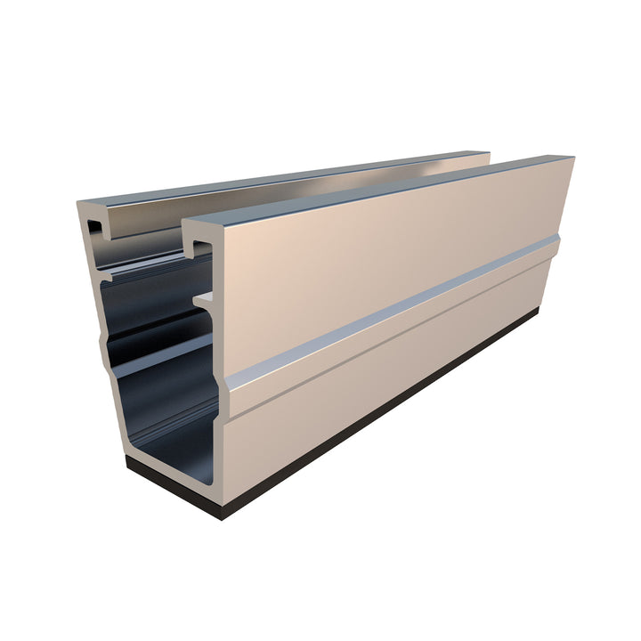 Sunfer S62-380-ZN-C Mikroschiene 380 mm für Blech- und Sandwichdach (roh)