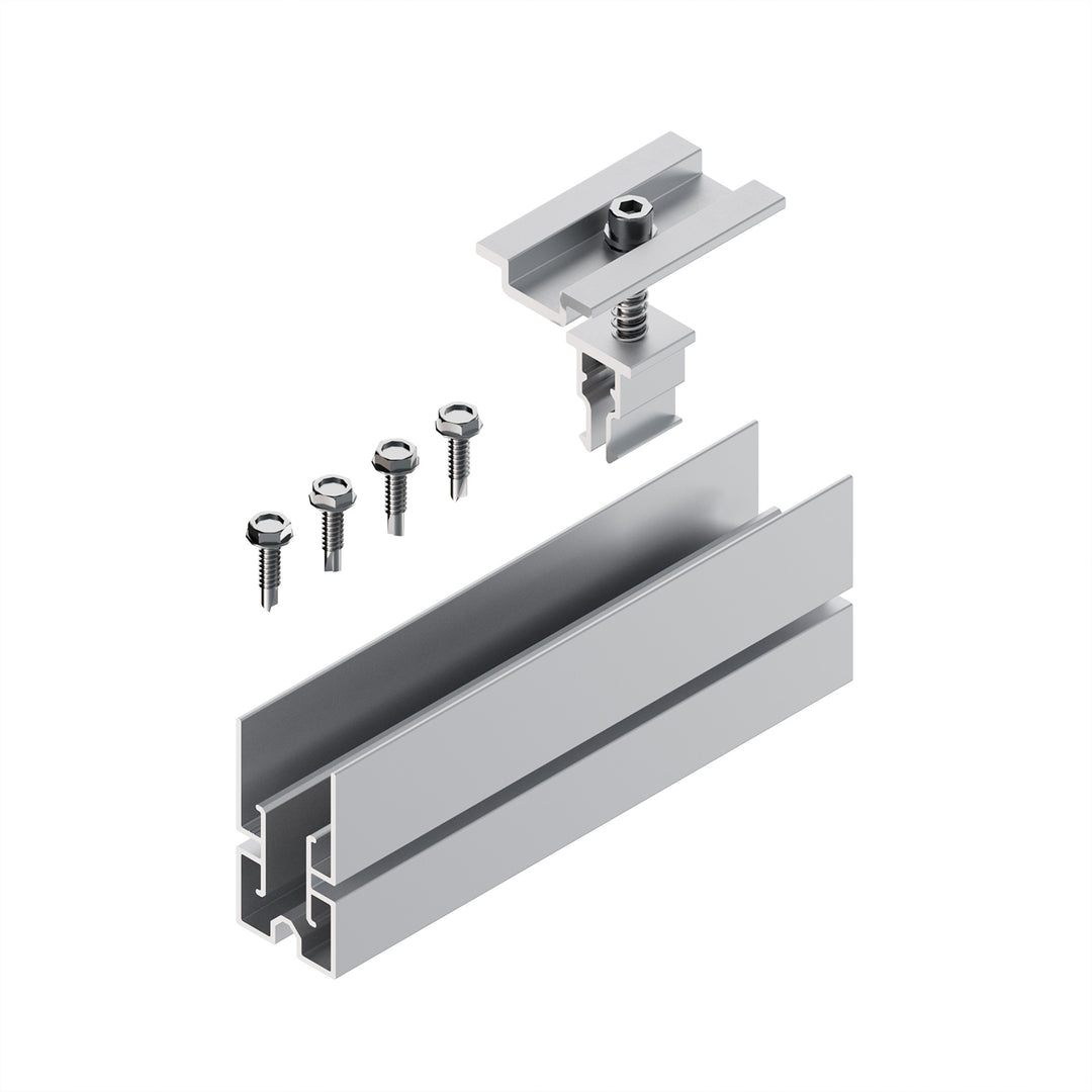 Sunfer S15-C Verbindungskit für G1-Dachprofile, Aluminium (roh)