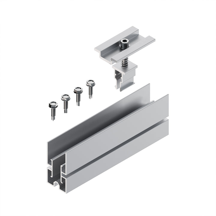 Sunfer S15-C Verbindungskit für G1-Dachprofile, Aluminium (roh)
