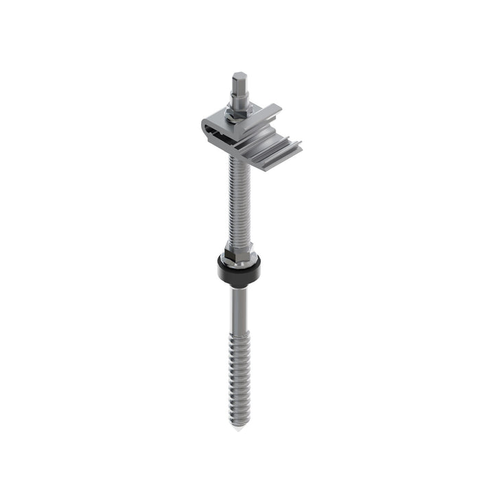 ESDEC - ENSTALL S01-250-CL-C Dachmontageset mit Edelstahl-Stockschrauben 250 mm für 3 Module