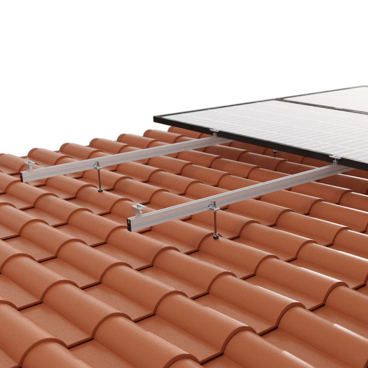 ESDEC - ENSTALL S01-250-CL-C Dachmontageset mit Edelstahl-Stockschrauben 250 mm für 9 Module