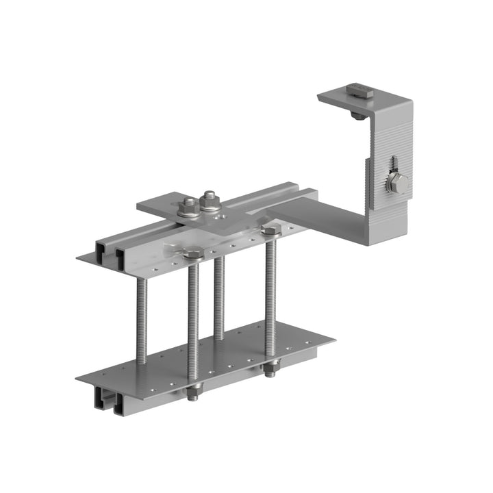 Sunfer S02.2 Ziegeldach-Montagesystem mit Dachhaken und Balkenklemme für 8 Module