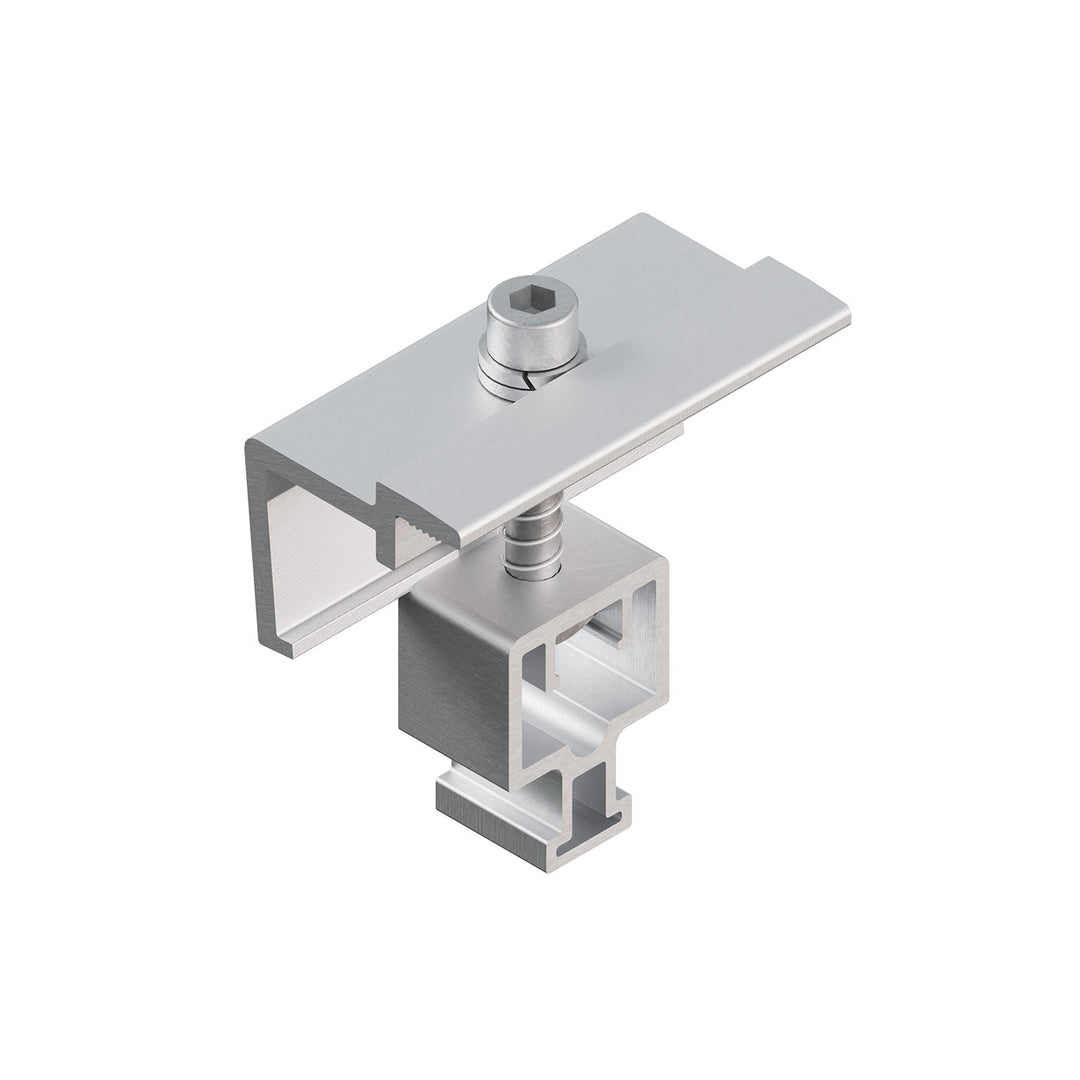 Sunfer S02.2 Ziegeldach-Montagesystem mit Dachhaken und Balkenklemme für 11 Module