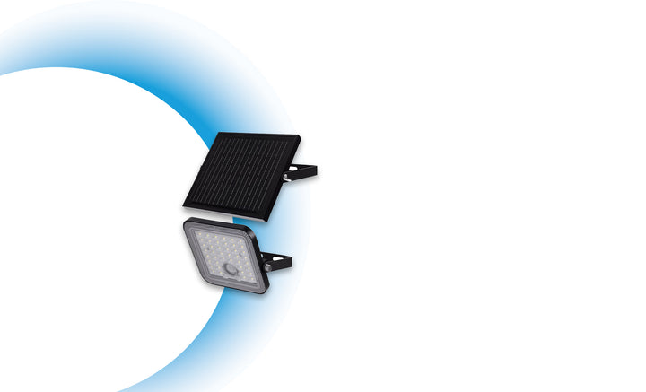 THALEOS THAPROJ10WMONO Solar-LED-Strahler 10 W, 3000 K