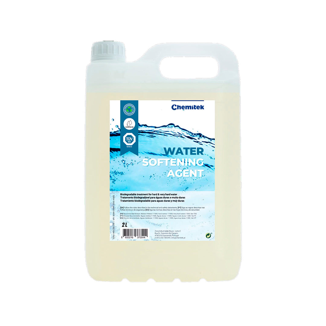 Chemitek Water Softening Agent (WSA) Wasserenthärter für die PV-Modulreinigung, 2 l