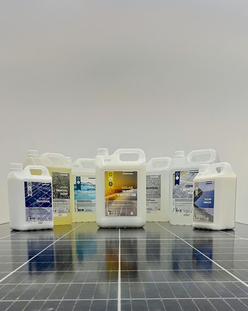 Chemitek Water Softening Agent (WSA) Wasserenthärter für die PV-Modulreinigung, 2 l