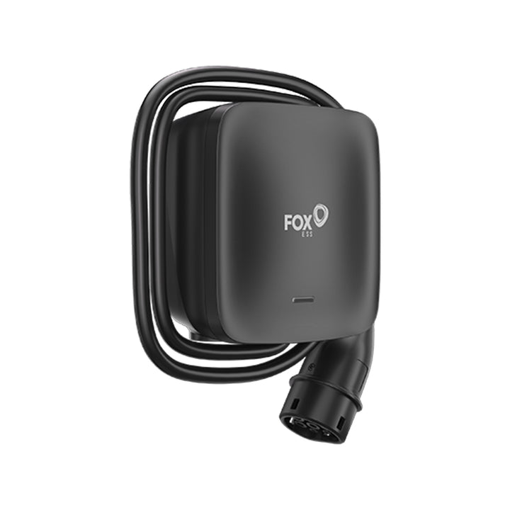 FoxESS Wallbox Serie L 11 kW, Typ-2-Ladekabel 6 m, schwarz