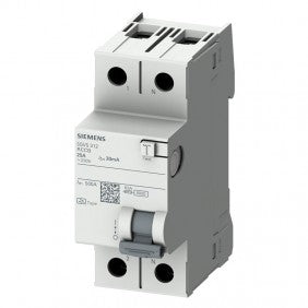 Siemens 5SV53120 Fehlerstrom-Schutzschalter 25 A 2P 30 mA Typ AC