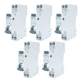 Siemens 5SV13131KK10 Fehlerstrom- und Leitungsschutzschalter 10 A 1P+N 30 mA