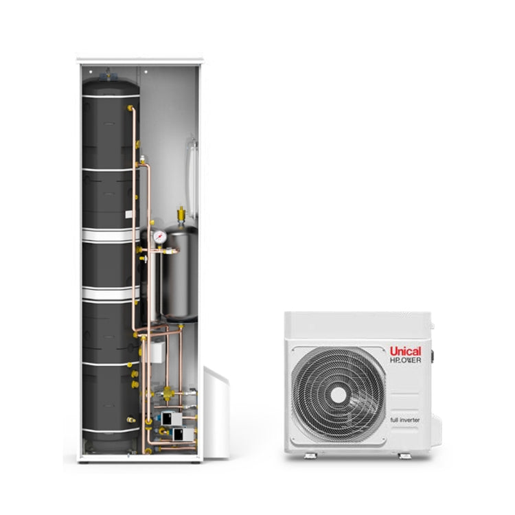 Unical Luft/Wasser-Wärmepumpe für Heizung/Kühlung und Warmwasser HP . 120 00374275
