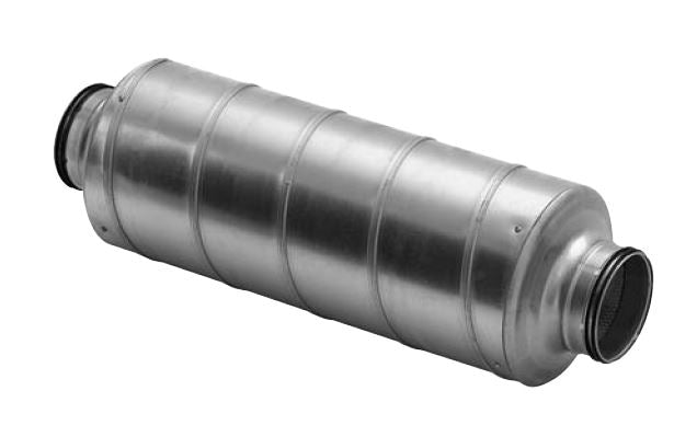 Lindab SLU 140/1500 50 – Schalldämpfer, Rohr 140 mm, Länge 1500 mm