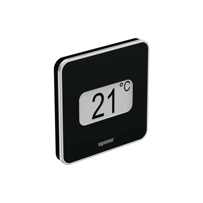 Solarics Uponor 1087814 – Smatrix Basisthermostat dig.+HR Style T-149 Bus schwarz
