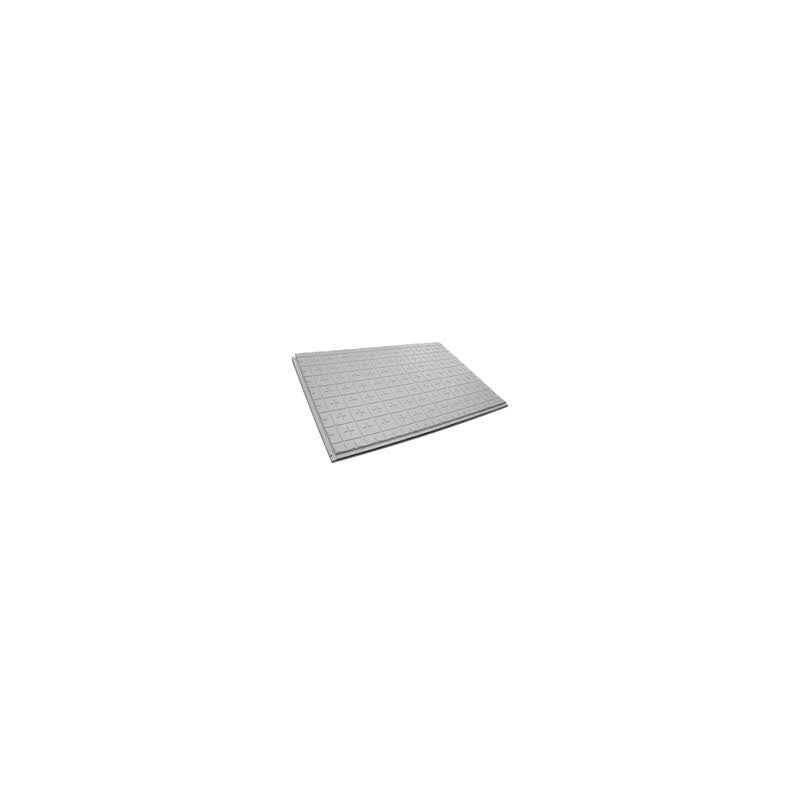 Solarics Giacomini R981BY004 – Glatte Isolierplatte für hydraulische Fußbodenheizung (7,68 m² Box) h40
