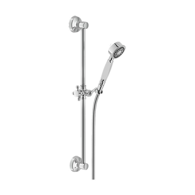 Nobili Wandhalterung mit Handbrause, Handbrausehalter und 150 cm Schlauch, Chromoberfläche SHOWER AD140/48CR
