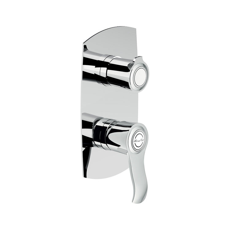 Nobili SOFÌ Einhebel-Duschmischer, Unterputz, 2-Wege, Chrom-Finish WE81102/SICR