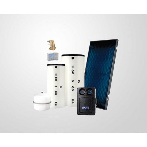 Baxi 144811032 – Solar Easy 1000 8 Sol 200 Warmwasser/Heizung/Pool Schrägdach