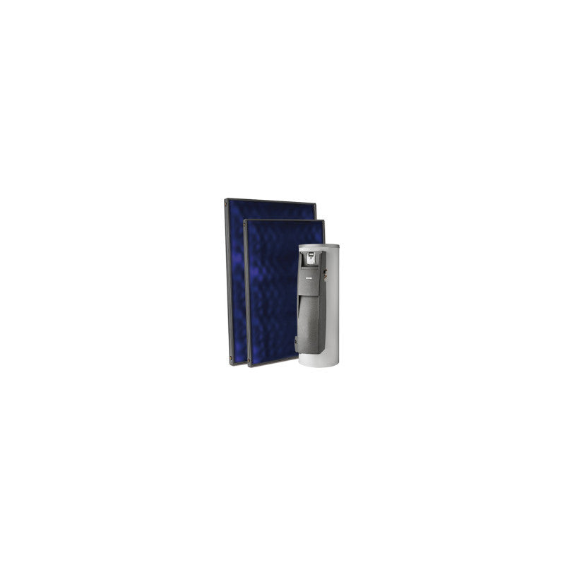 Solarics Baxi 7655722 – Solar Easy 300 2 Sol 200 Flachdach ohne Rohrleitungen