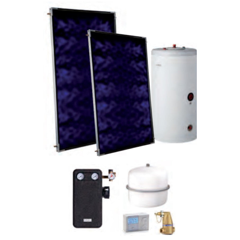 Solarics Baxi 7788012 – Solar Easy 500 Inox 3 Slim 200 Flat Cover (ohne elektronischen Schutz)