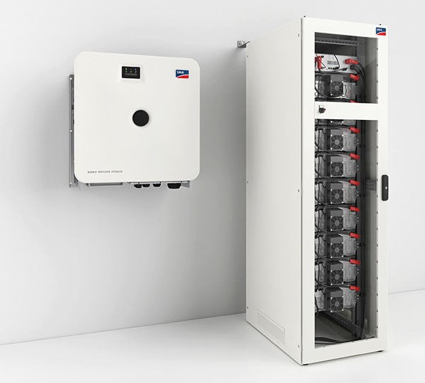 SMA Solarspeicher COMMERCIAL STORAGE SOLUTION 100 / 112 KWH ZELLCHEMIE NMC, 112 KWH NUTZBAR, 100 KW WR