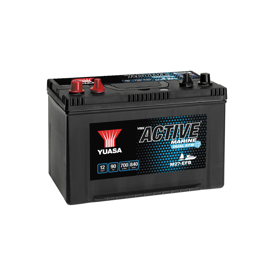 Yuasa M31-EFB Starterbatterie – 12V EFB-Batterie für Marine & Freizeitfahrzeuge