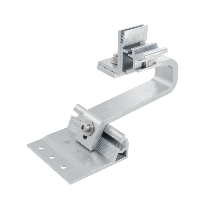 Alumero Unterkonstruktion EasyFLEX Dachhaken AL13 X, 4-fach verstellbar