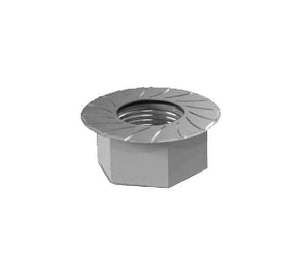 Solarics_K2 SYSTEMS GMBH Art-Nr. 0112818 NU M10 S BUNDMUTTER MIT SPERRVERZAHNUNG M10 - DIN 6923