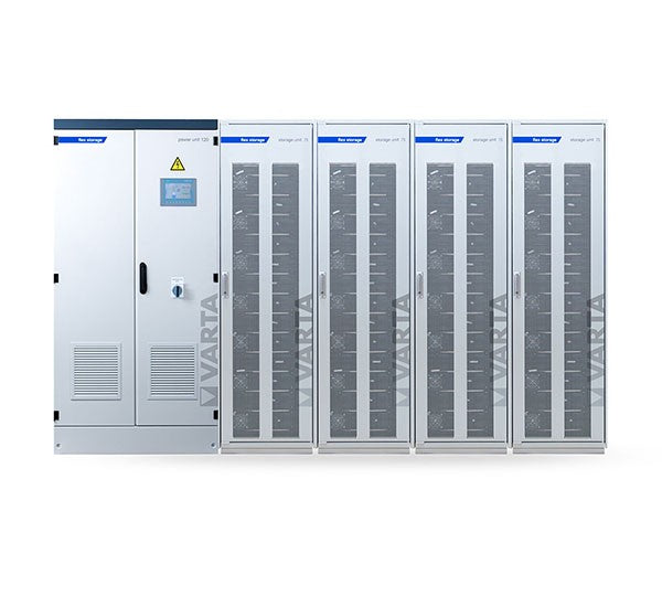 Solarics_VARTA Solarspeicher VARTA FLEX STORAGE E 120/300, GEWERBESPEICHER 270 KWH NUTZBAR, 120KW WR, INKL. INBETRIEBNAHME
