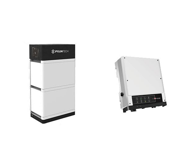 PYLONTECH + GOODWE Solarspeicher 48V FORCE-L2 7.10 + GW3648-EM (ONLY IT/BE) PYLONTECH LV LITHIUM-IONEN-BATTERIE + ZUBEHÖR