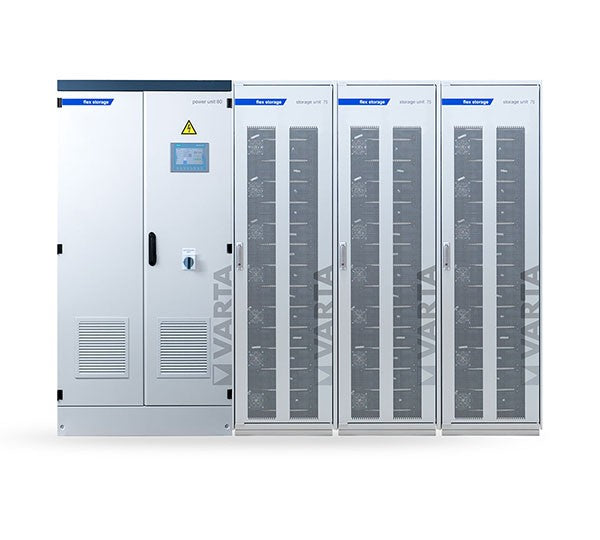 Solarics_VARTA Solarspeicher VARTA FLEX STORAGE E 80/225, GEWERBESPEICHER 202,5 KWH NUTZBAR, 80KW WR, INKL. INBETRIEBNAHME