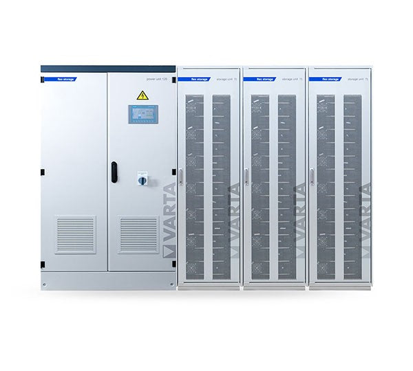 Solarics_VARTA Solarspeicher VARTA FLEX STORAGE E 120/225, STORAGE MIT BACKUP 202,5 KWH NUTZBAR, 120KW WR, INKL. INBETRIEBNAHME