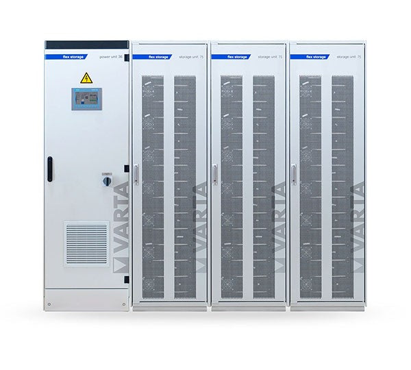 Solarics_VARTA Solarspeicher VARTA FLEX STORAGE E 36/225, STORAGE MIT BACKUP 202,5 KWH NUTZBAR, 36KW WR, INKL. INBETRIEBNAHME