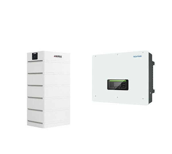 Solarics_AXITEC + SOFAR Solarspeicher AXISTORAGE LI SV1 16.9 + HYD 20KTL-3PH HYBRID-WR HV-SPEICHERSYSTEM, 16,9 KWH NUTZBAR, 3-PHASIG
