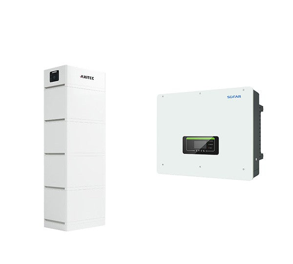 Solarics_AXITEC + SOFAR Solarspeicher AXISTORAGE LI SV2 13.5 + HYD 15KTL-3PH HYBRID-WR HV-SPEICHERSYSTEM, 13,5 KWH NUTZBAR, 3-PHASIG