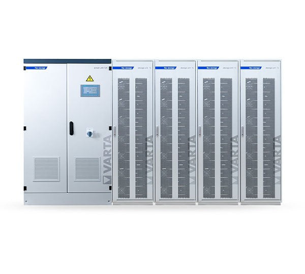 Solarics_VARTA Solarspeicher VARTA FLEX STORAGE E 120/300, STORAGE MIT BACKUP 270 KWH NUTZBAR, 120KW WR, INKL. INBETRIEBNAHME