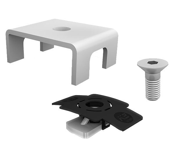 Solarics_K2 SYSTEMS GMBH Montagesysteme BASICRAIL BASICLOCK 22 SET K2 BASICLOCK SET FÜR BASICRAIL 22, EDELSTAHL