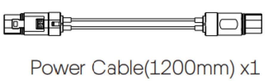 Solax POWER CABLE 1.2M FOR T30