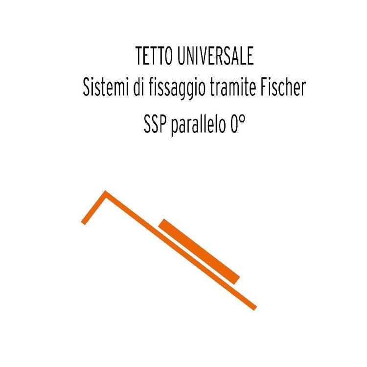 Sonnenkraft Sonnenkraft-Befestigungs- für 5 Kollektoren über Fischer SSP parallel 0° (Universal-Dach) KIT 111505