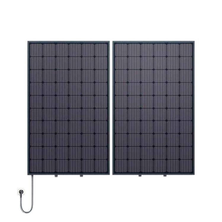 Sonnenkraft Photovoltaik-Module Plug-In 0,6 kW mit integriertem Mikro-Inverter, mit Wandmontagesystem 2x15344001.IT+ 2534+2400+2x2412 SONNENKRAFTWERK SKW325 2x15344001.IT+