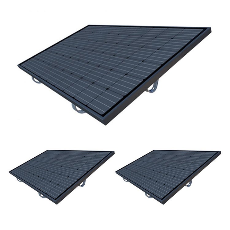 Sonnenkraft Plug-In-Photovoltaikmodule 1 kW mit integriertem Mikro-Inverter, mit Bodensystem SONNENKRAFTWERK SKW325 3x15344001.IT+2400+2401+3x2413