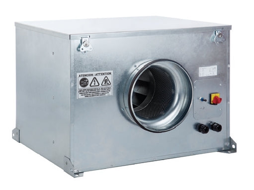 Soler & Palau CAB 315 Ecowatt – Schallgedämmter Rohrventilator, Anschluss 315 mm, 238 W, 230 V, 1910 m³/h