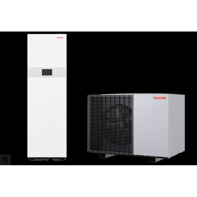 Solarics Toshiba Estia Bi-Bloc All-in-One R290 – Split-Wärmepumpe