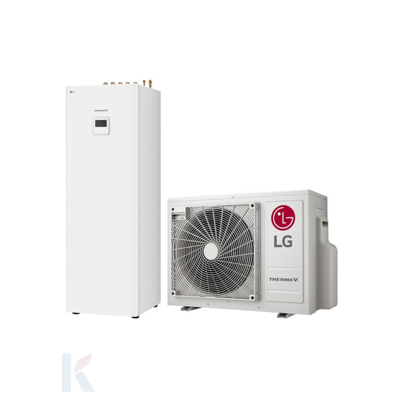 Solarics Lg HU061MR.U20 + HN0613T.NK0 – Split Wärmepumpe mit integrated Speicher Therma V 200L R32