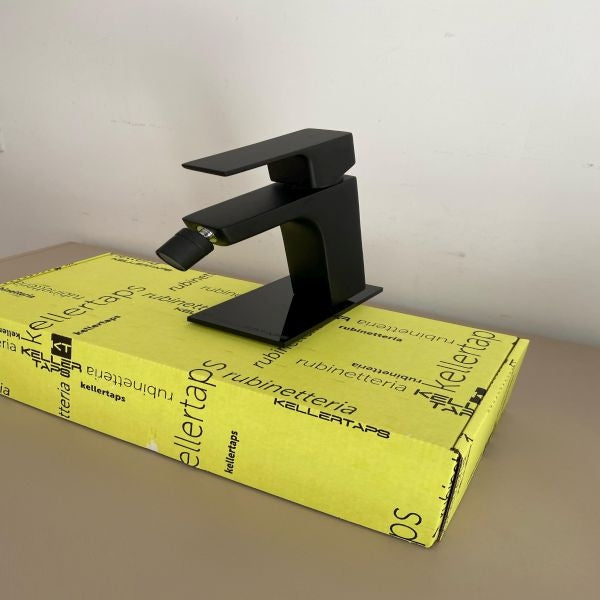 Keller TAPS Einhebel für Square Bidet mattschwarz SQ30NO