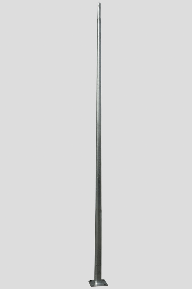 Solentis Achtkant-Lichtmast mit Flansch 6 m