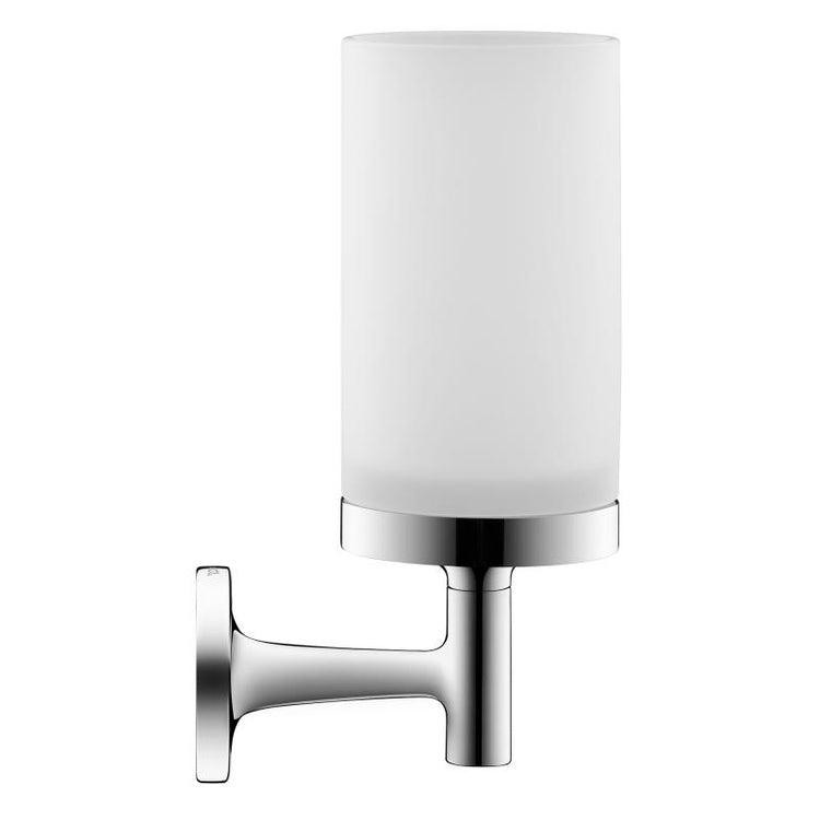 Duravit Becherhalter zur Wandmontage, satiniertes Glas, Chrom-Finish STARCK T 0099311000