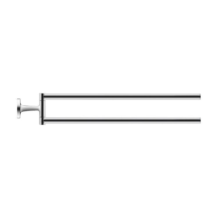 Duravit Handtuchhalter mit zwei schwenkbaren Armen, Chromoberfläche STARCK T 0099411000