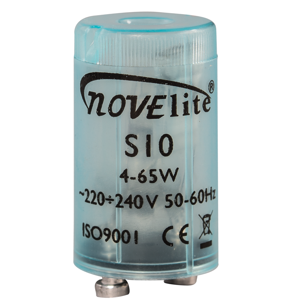 Novelite Starter für Leuchtstoffröhren 4–65 W