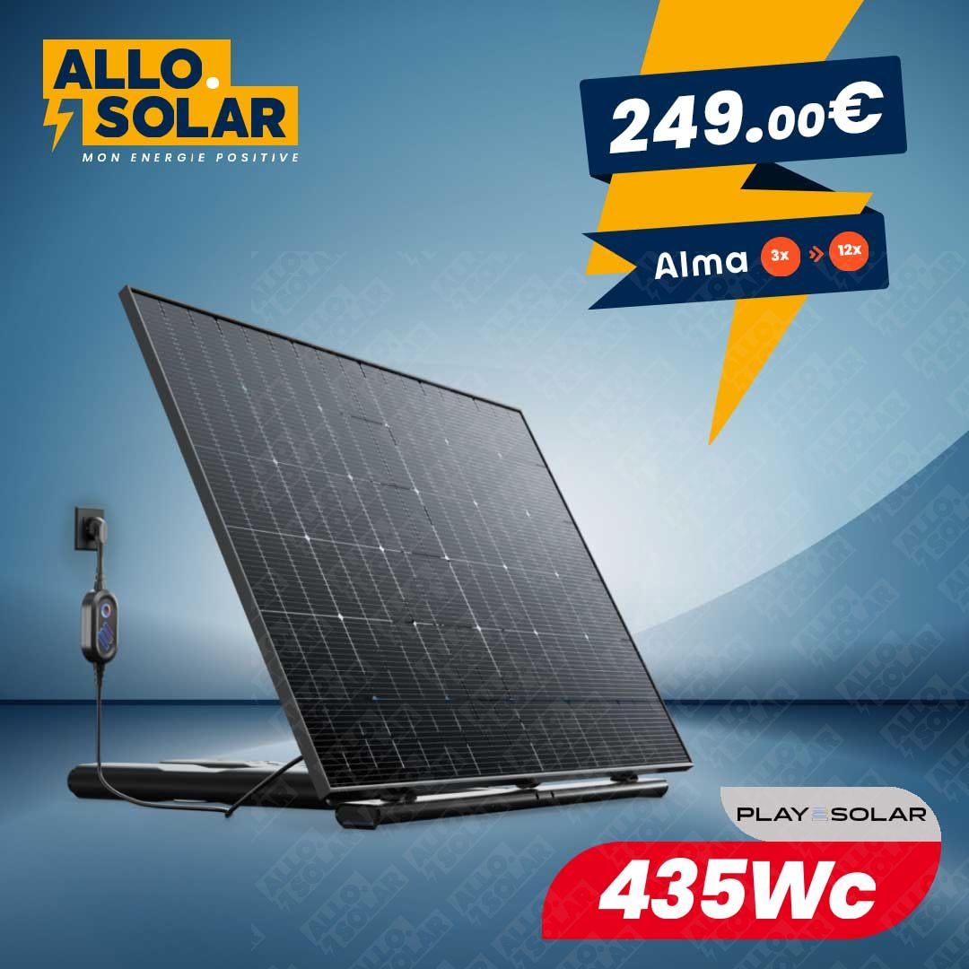 Play2Solar Station Solaire 435Wc + Lestage - Plug & Play