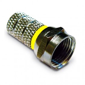 Fracarro FRA 287191 F-Steckverbinder für Satelliten- und terrestrische TV-Kabel 6,6 mm Zubehör